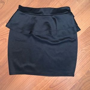 Peplum skirt